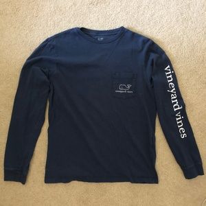 Vineyard Vines Navy Vintage Longsleeve